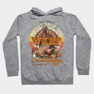 WKRP Turkey Drop 1978 Thanksgiving Day Hoodie